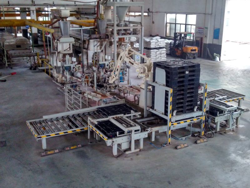 粉末顆粒全自動碼垛生產生線