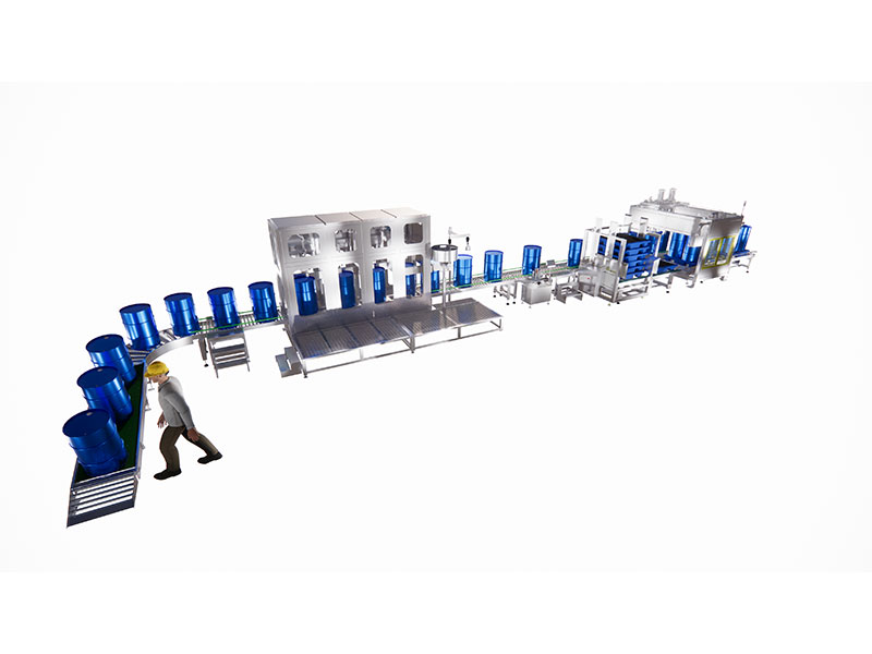 200L視覺定位自動灌裝線