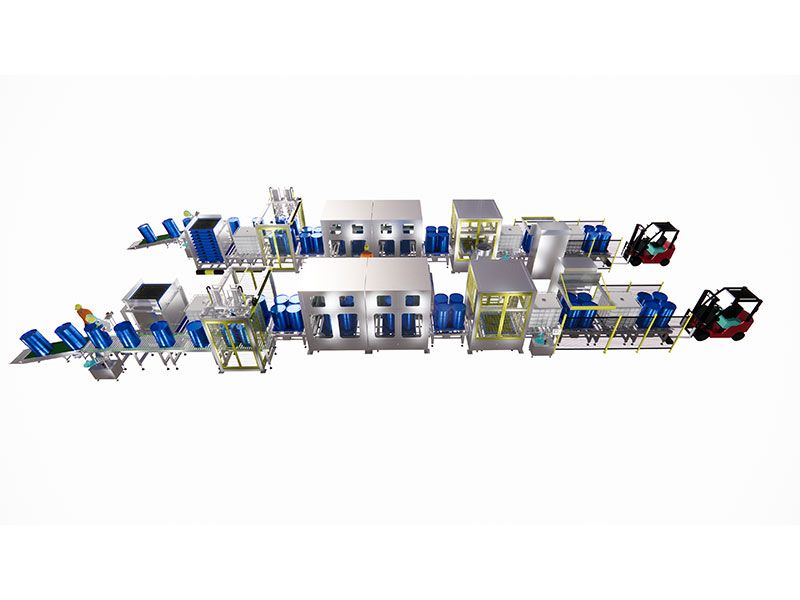 200L-IBC噸桶自動(dòng)視覺(jué)灌裝線