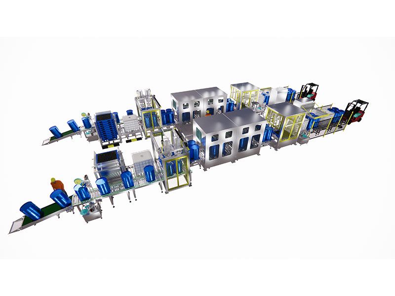 200L-IBC噸桶自動(dòng)視覺(jué)灌裝線