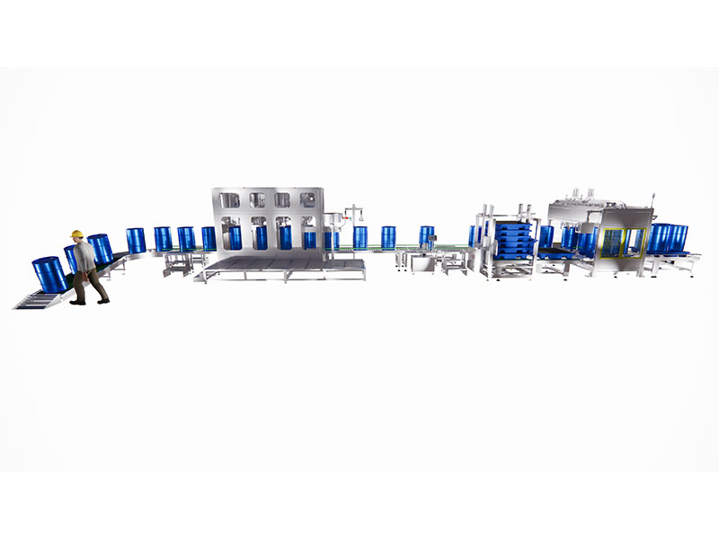 200L視覺定位自動灌裝線